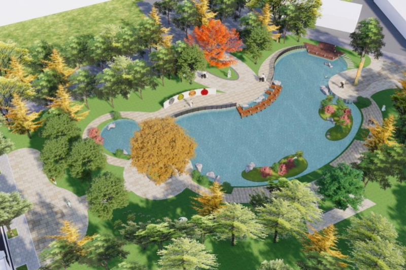 燕矶镇擦亮小城镇建设项目工程效果图 燕矶镇擦亮小城镇建设项目工程效果图