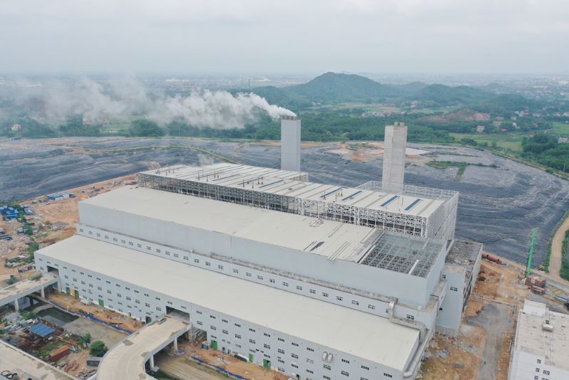 越南河内市垃圾发电项目3号炉煮炉点火成功