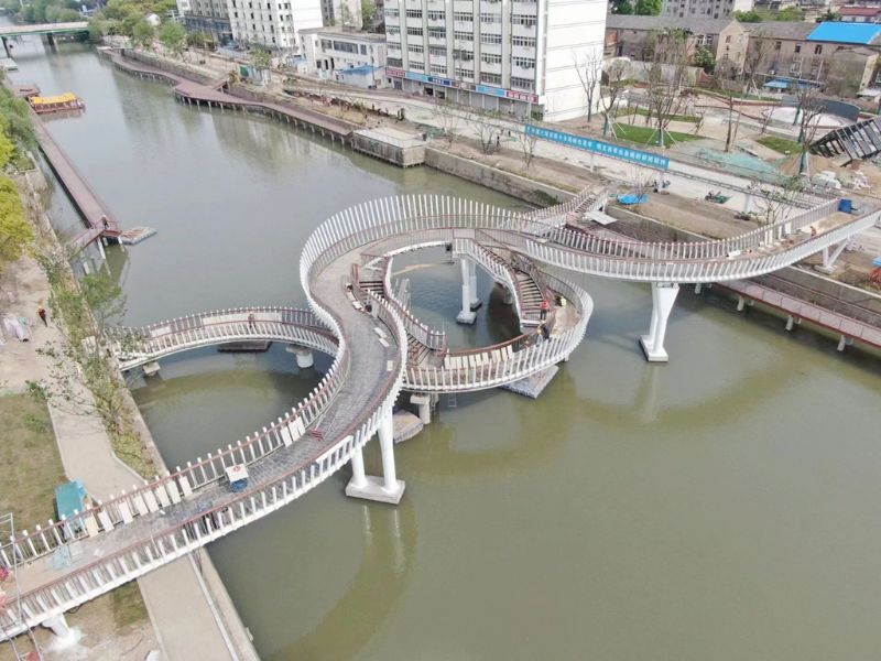 东台市何垛河景观带先导区项目顺利完工+一冶科工+郭梦婷 (2)